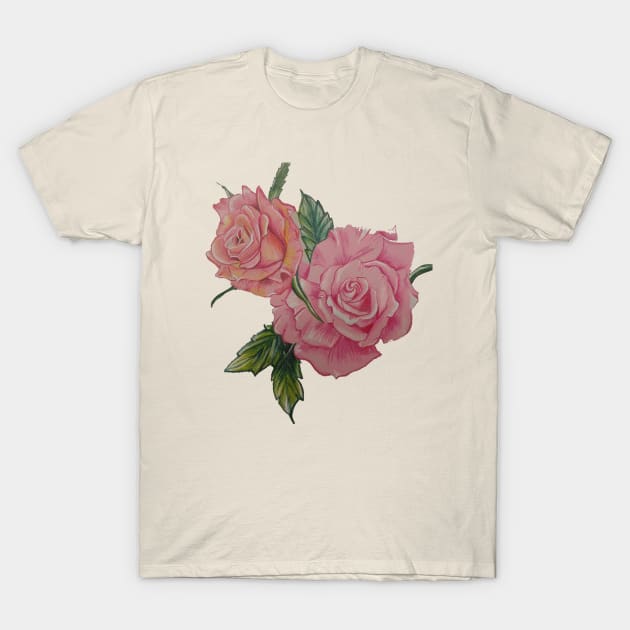 Roses T-Shirt by MadeAlwaysGenuine